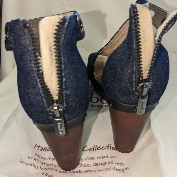 Womens JAMBA 7.5 M Denim Shelia Platform - Picture 3 of 5